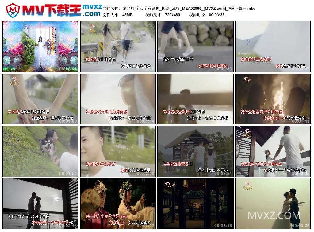 龙宇星-全心全意爱你_国语_流行_MEA02065